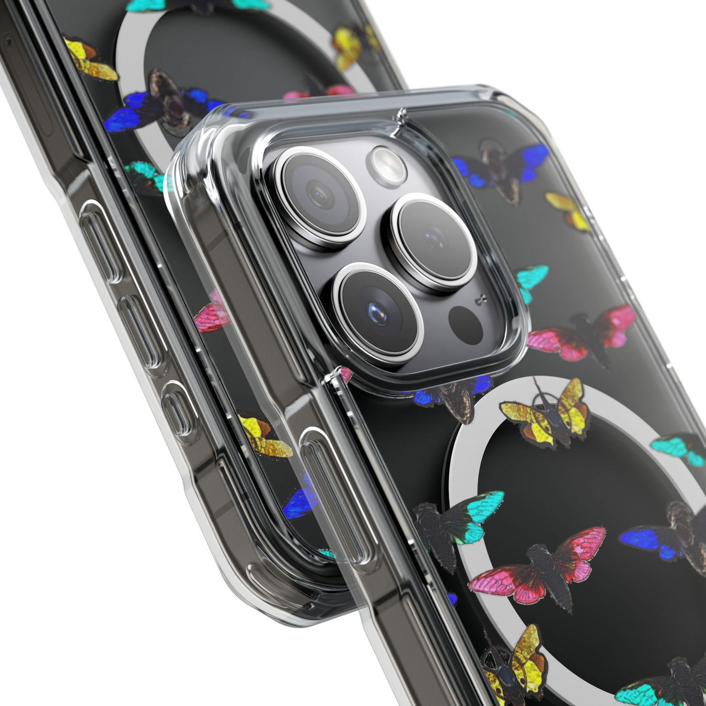 Phone Case: Magnetic Glow Moth Clear Impact Iphone Case