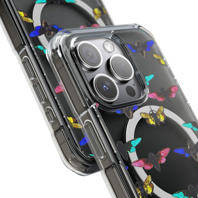 Phone Case: Magnetic Glow Moth Clear Impact Iphone Case