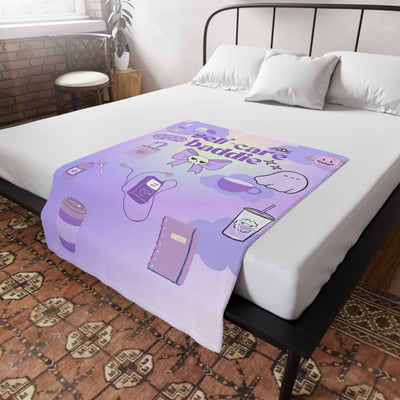 Blanket: Self-Care Baddie Plush Blanket