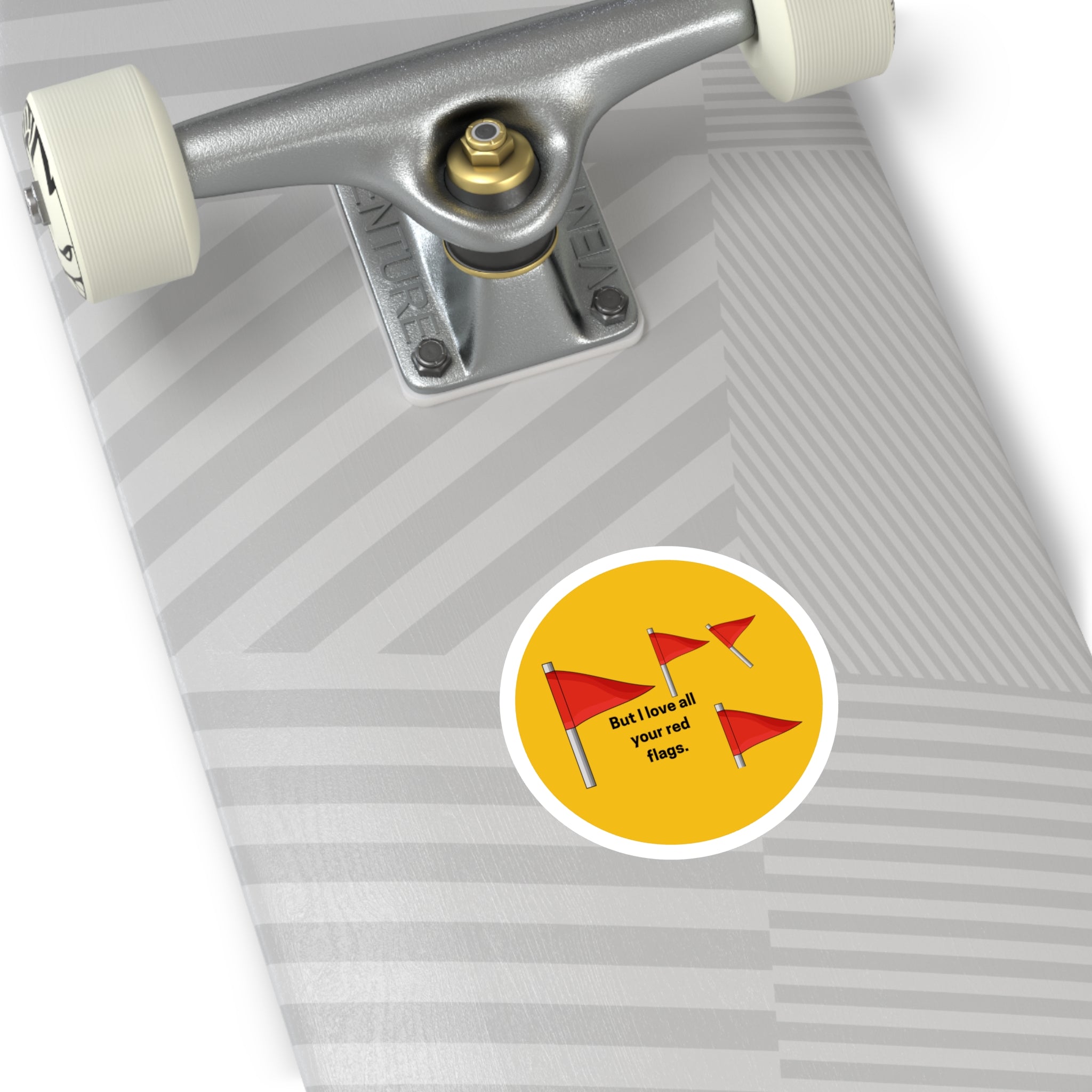 Sticker: Red Flags | Outdoor