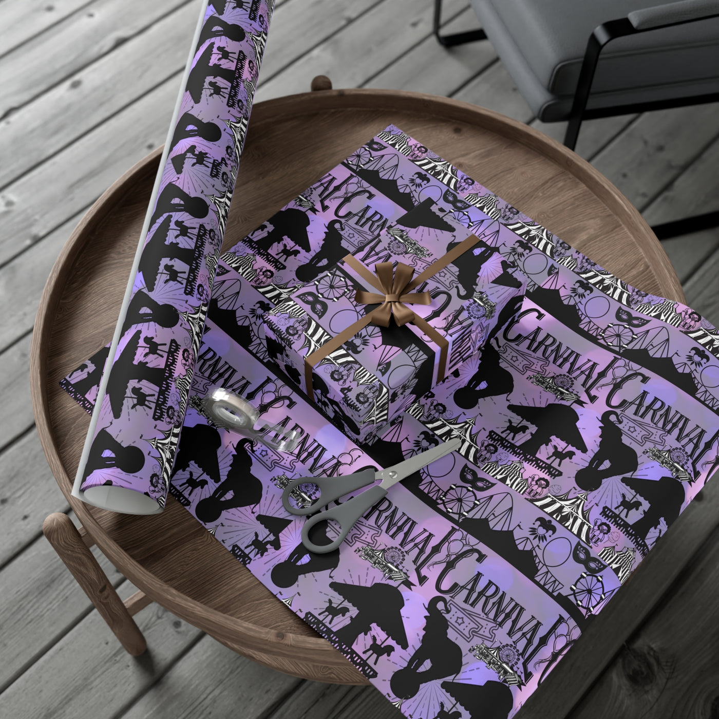 Wrapping Paper: Entertain Us at the Carnival