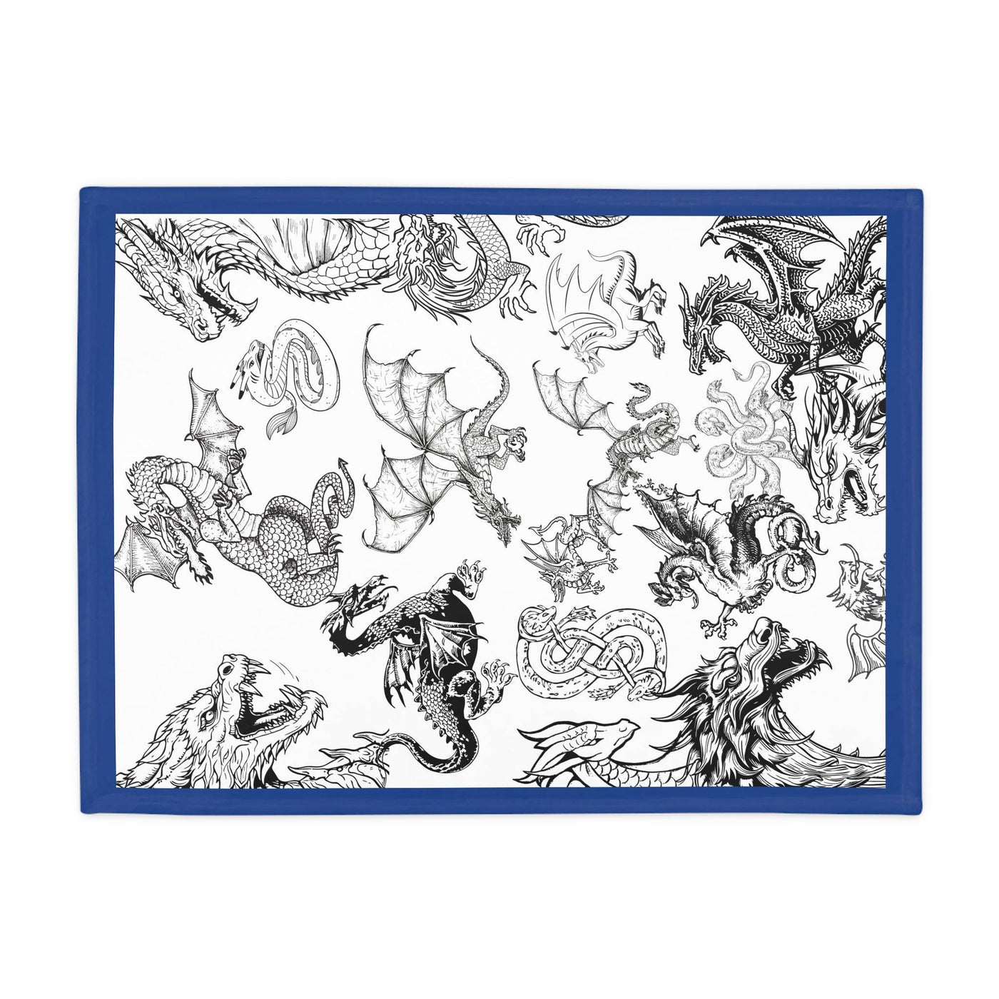 Blanket: Don't Go Dragon Me Down Fleece Blanket for Fantasy Lovers