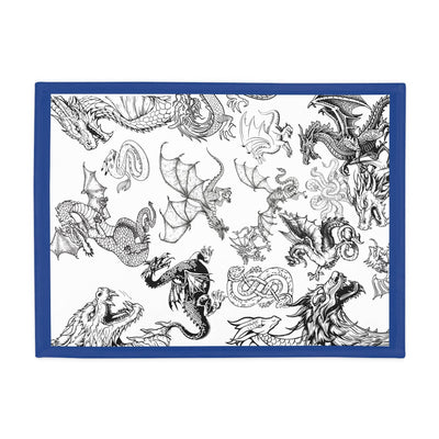 Blanket: Don't Go Dragon Me Down Fleece Blanket for Fantasy Lovers