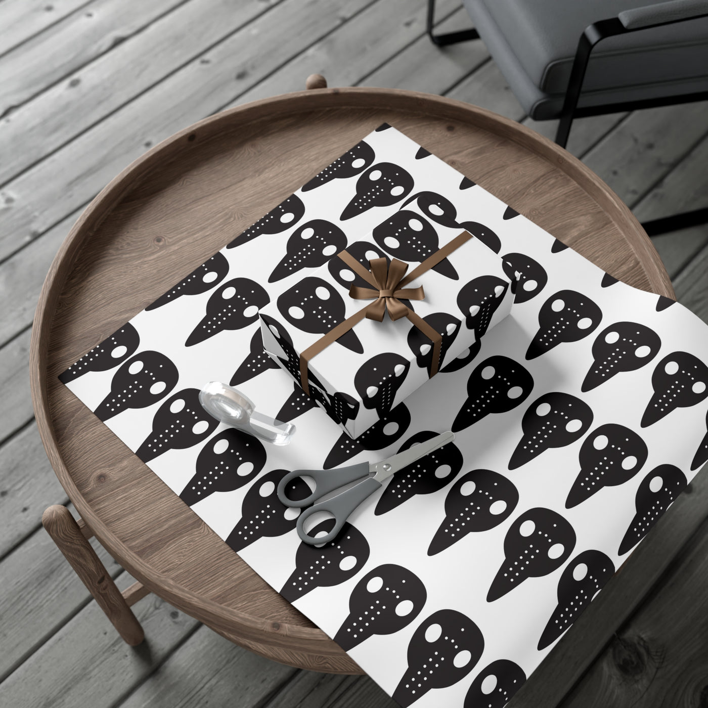 Wrapping Paper: Of Epidemic Proportions | Plague Mask