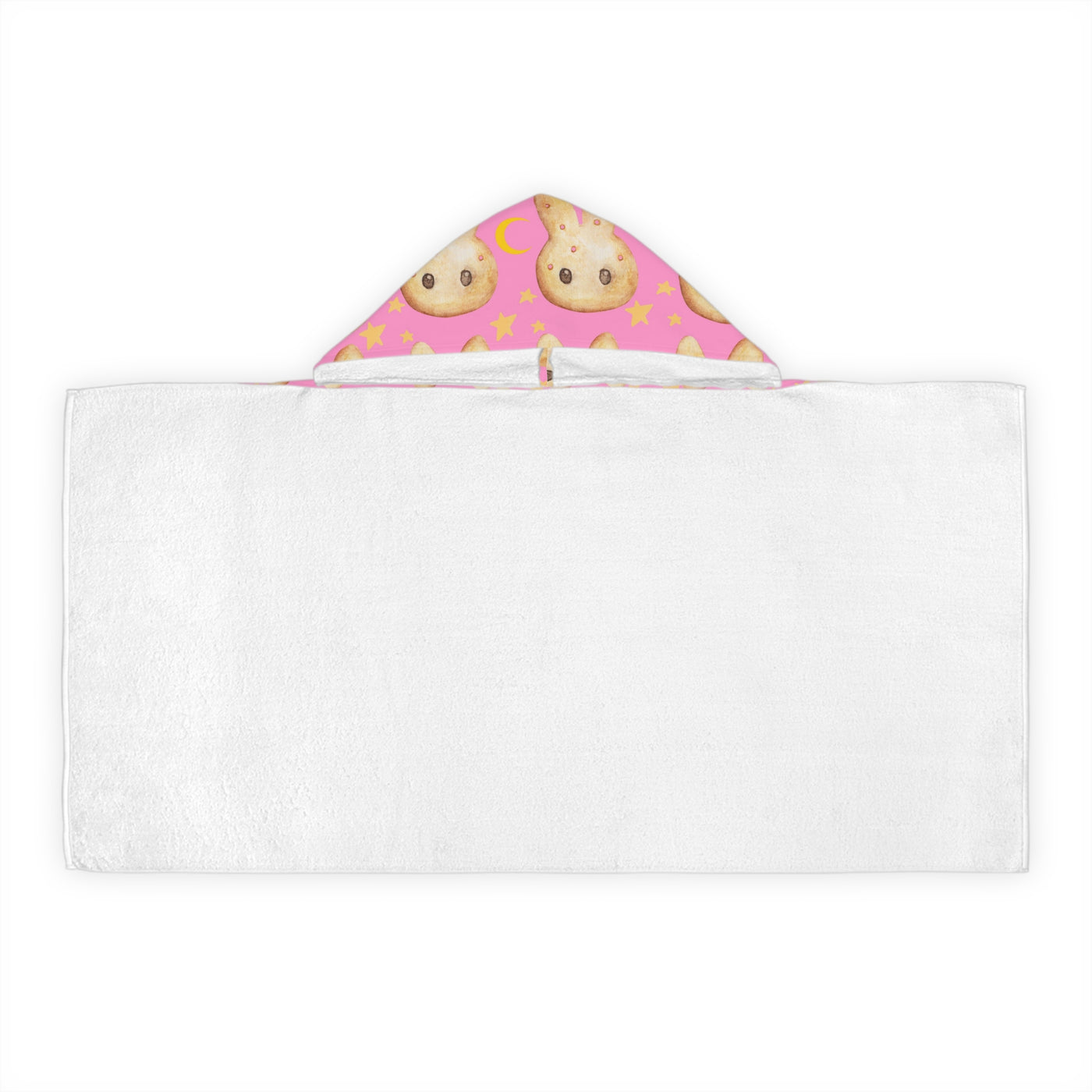 Hooded Towel: Cute Bunny cookies | kids