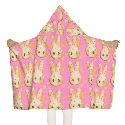 Hooded Towel: Cute Bunny cookies | kids