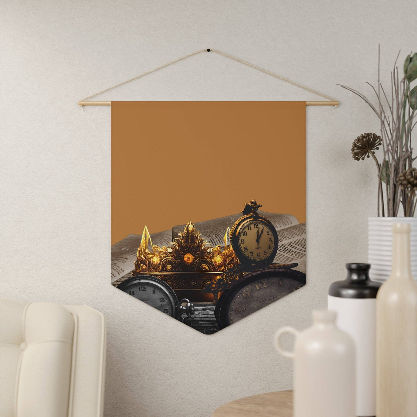 Pennant: Time is King | New Years Inspired Home Decor