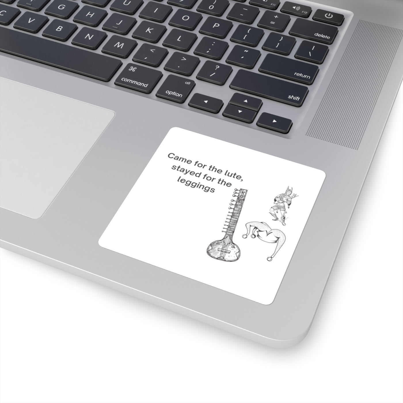 Sticker: Corny Medieval Romance Line| Square