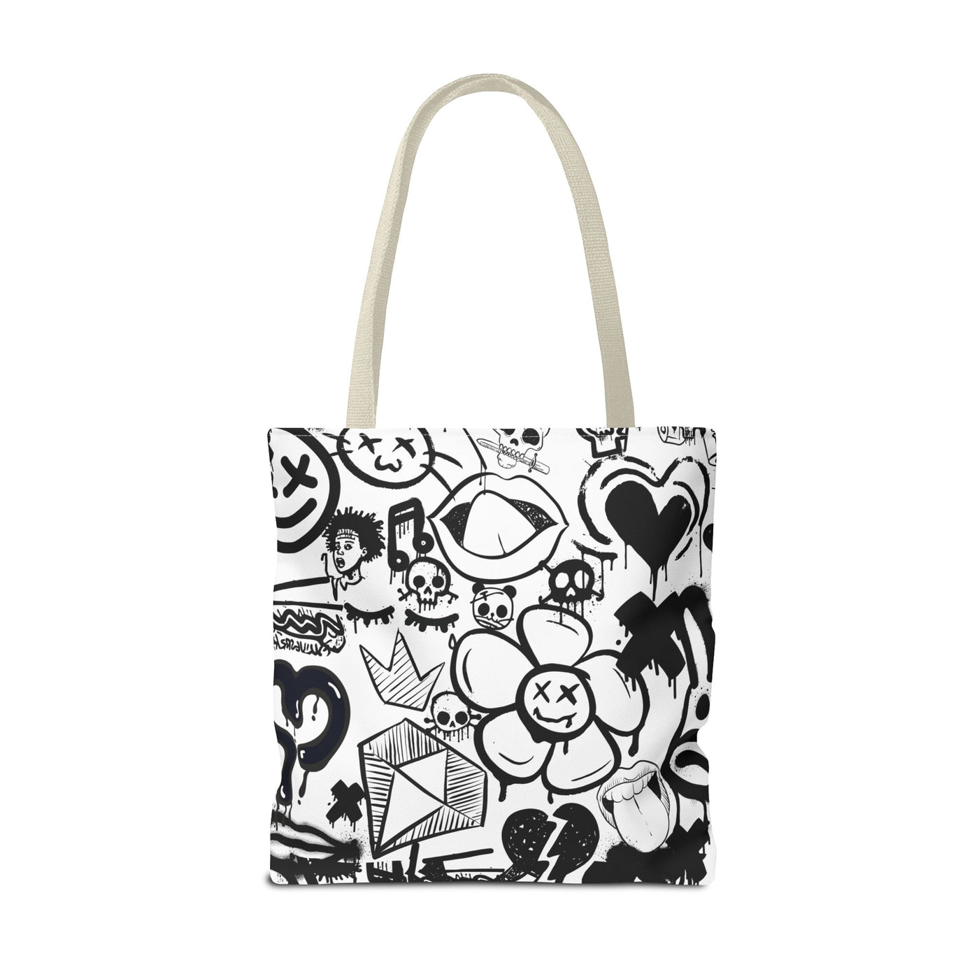 Tote Bag: Graffiti Retort | Inky Funk Design