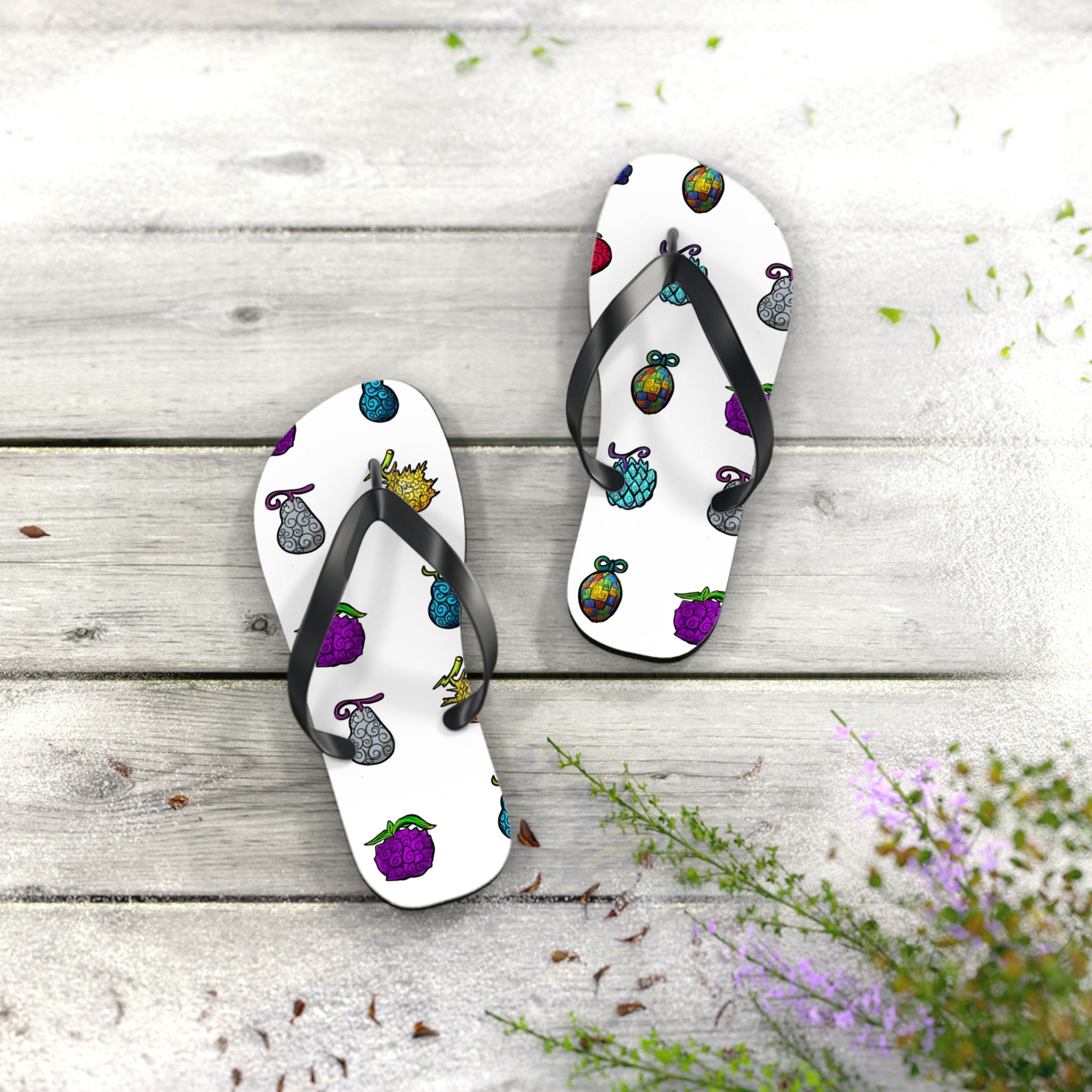 Flip Flops: Colorful Summer Flip Flops with Fun Patterns, Beach Footwear, Vacation Sandals, Gift for Summer Lovers, Poolside Essentials