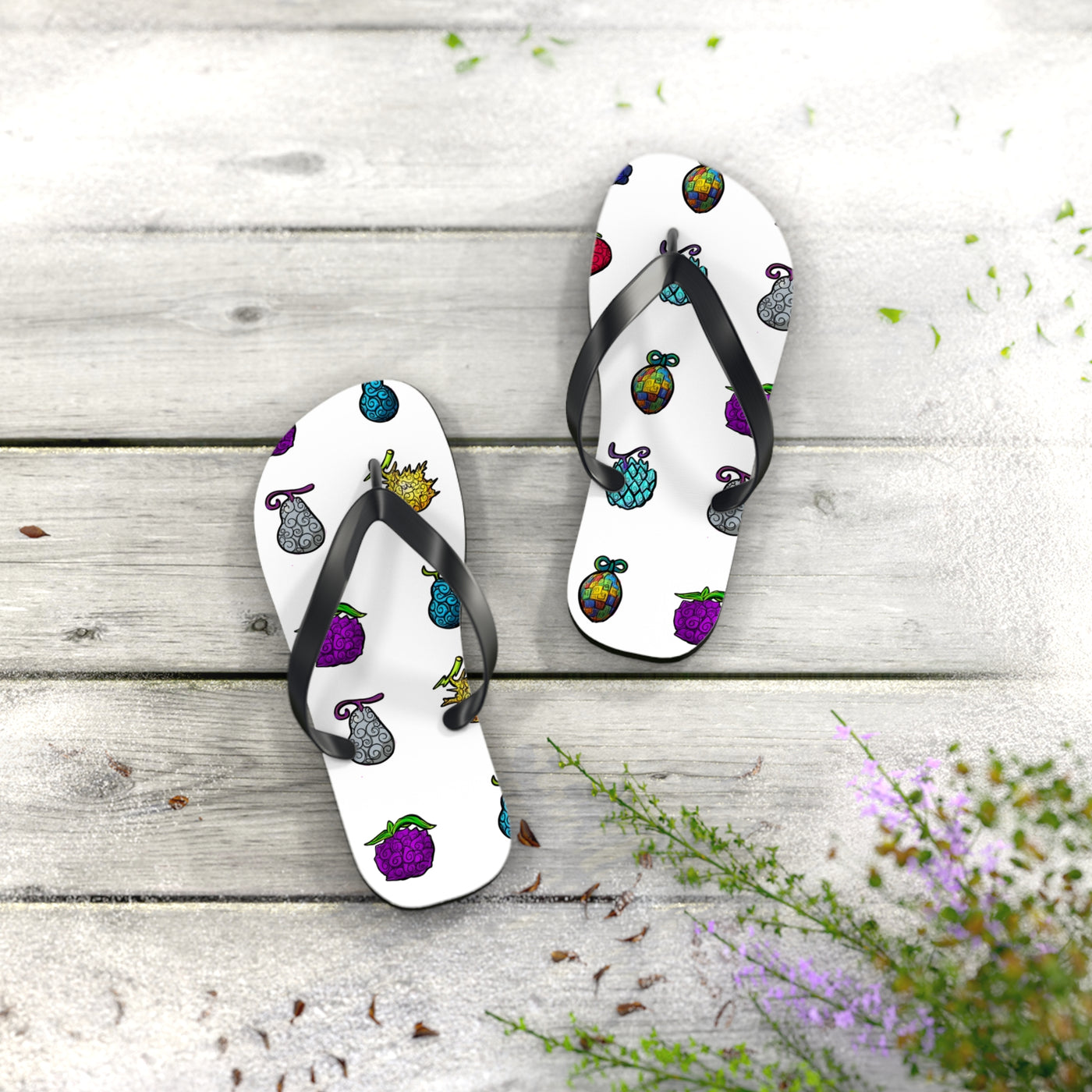 Flip Flops: Colorful Summer Flip Flops with Fun Patterns, Beach Footwear, Vacation Sandals, Gift for Summer Lovers, Poolside Essentials