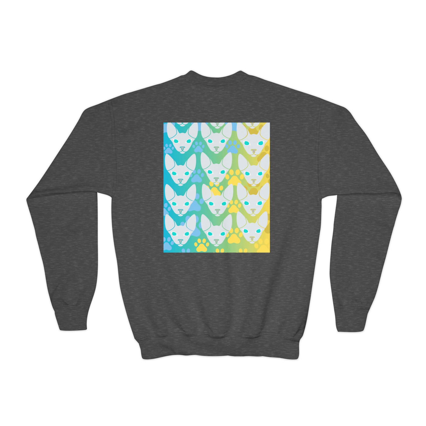 Sweatshirt: Hairless Kitty Design Crewneck