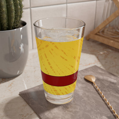 Mixing Glass: Fanart Straw hat 16oz Mixing Glass - Perfect for Cocktails & Smoothies