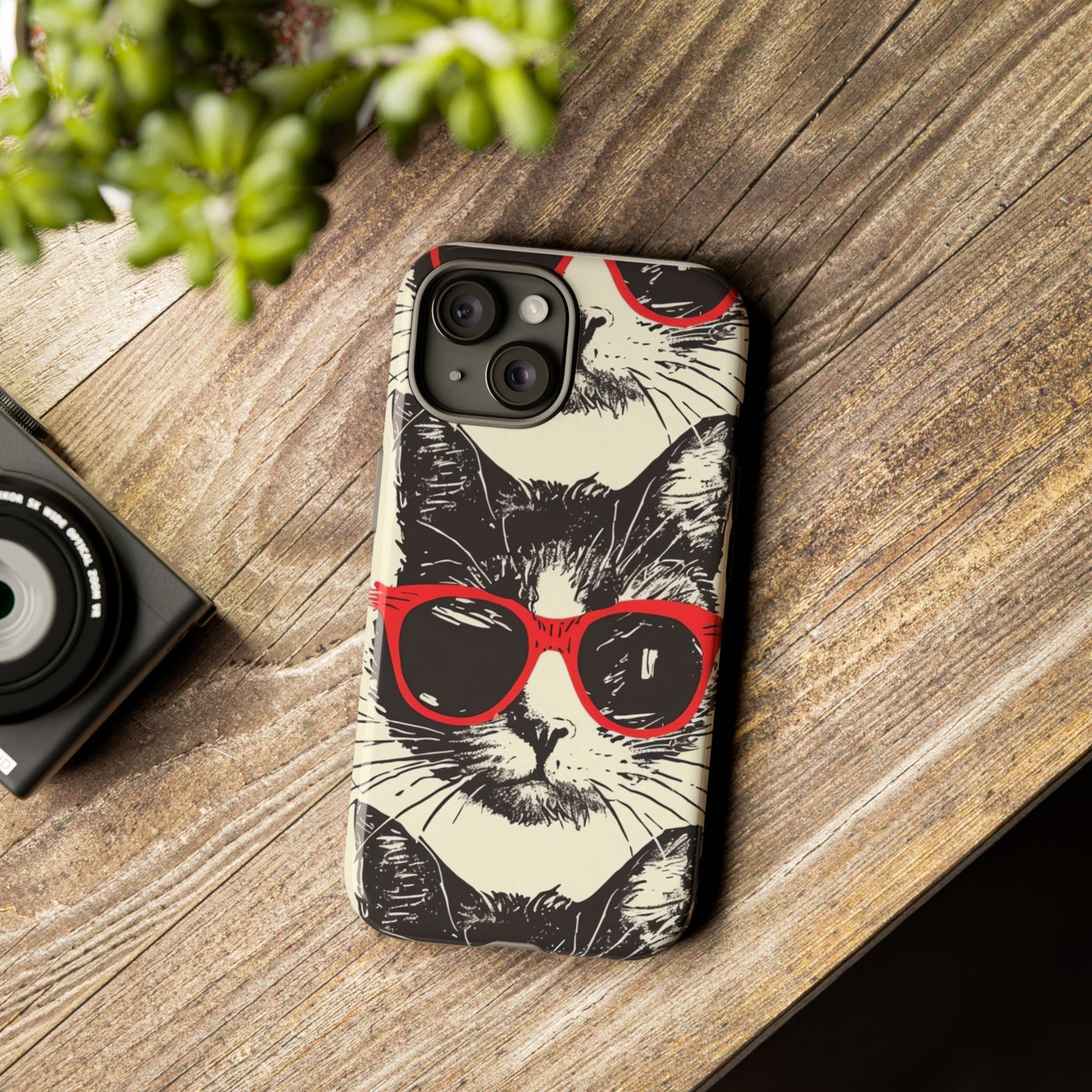 Phone Case: Sassy Cat Phone Case, Cute Cat Lovers Gift, Pet Lover Accessory, Fun Cat Phone Cover, Stylish Gadget Protection