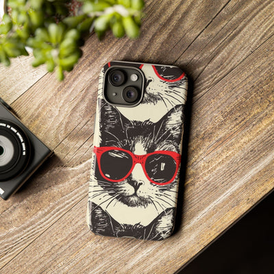 Phone Case: Sassy Cat Phone Case, Cute Cat Lovers Gift, Pet Lover Accessory, Fun Cat Phone Cover, Stylish Gadget Protection