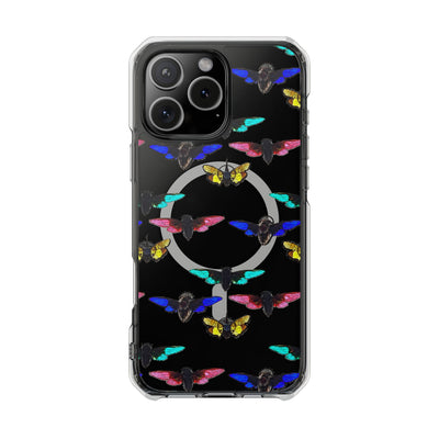 Phone Case: Magnetic Glow Moth Clear Impact Iphone Case