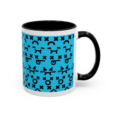 Mug: Blue Emoji Mug