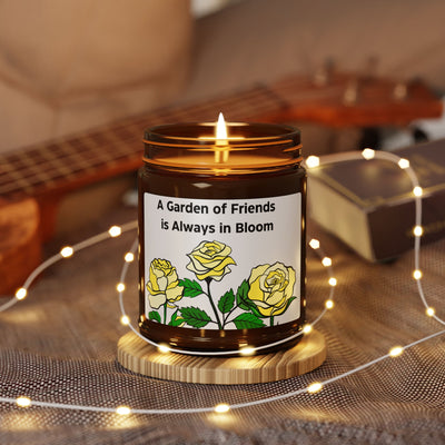 Soy Candle: A Garden of Friends is Always in Bloom