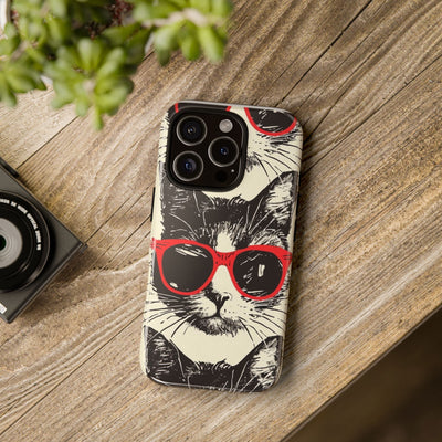 Phone Case: Sassy Cat Phone Case, Cute Cat Lovers Gift, Pet Lover Accessory, Fun Cat Phone Cover, Stylish Gadget Protection