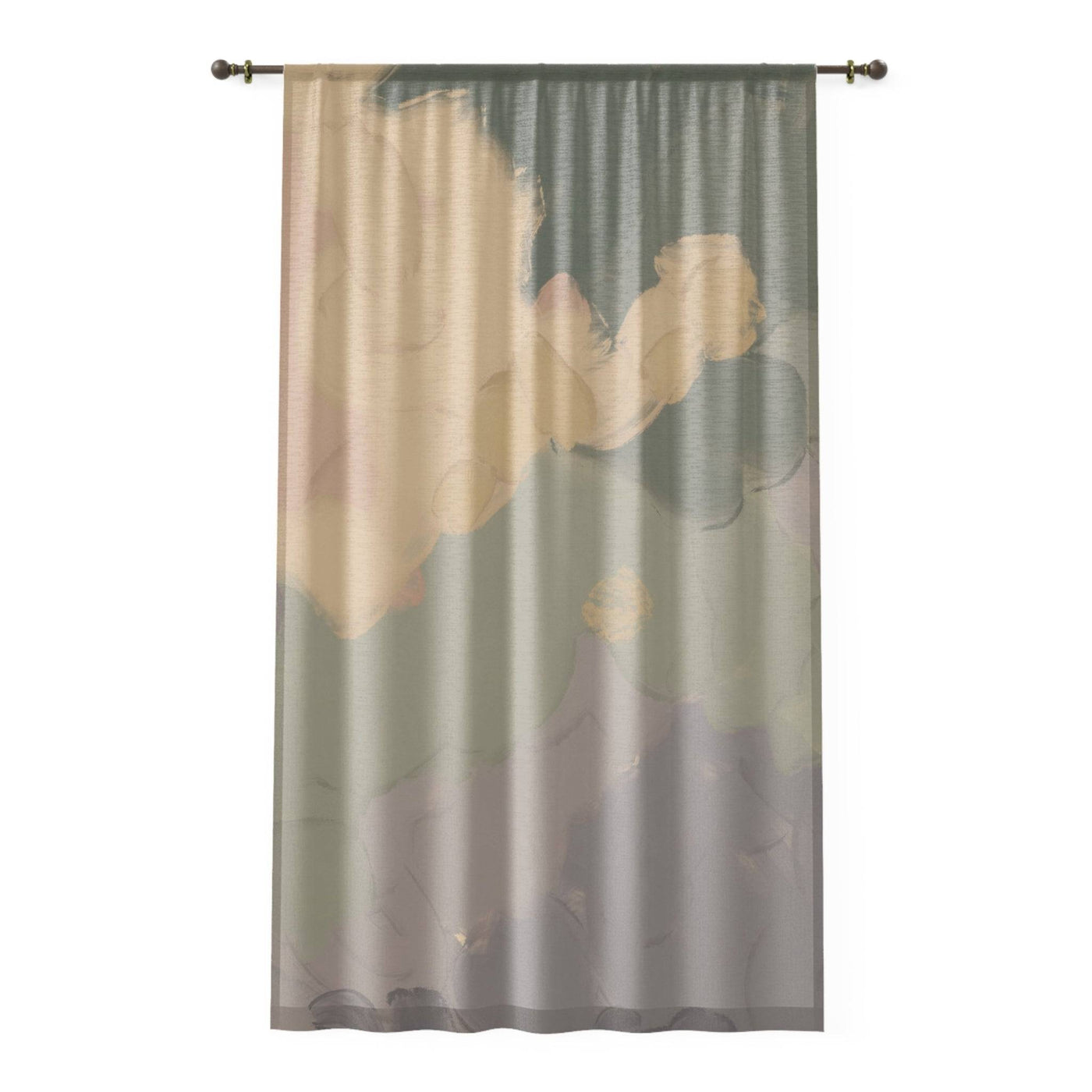 Window Curtain: Artsy Neutrals