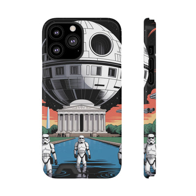 Phone Case: Galaxy-Inspired Phone Case with Card Holder, Space-Themed Gift, Star Wars-Inspired Design, Geek Accessories, Unique Phone Cover