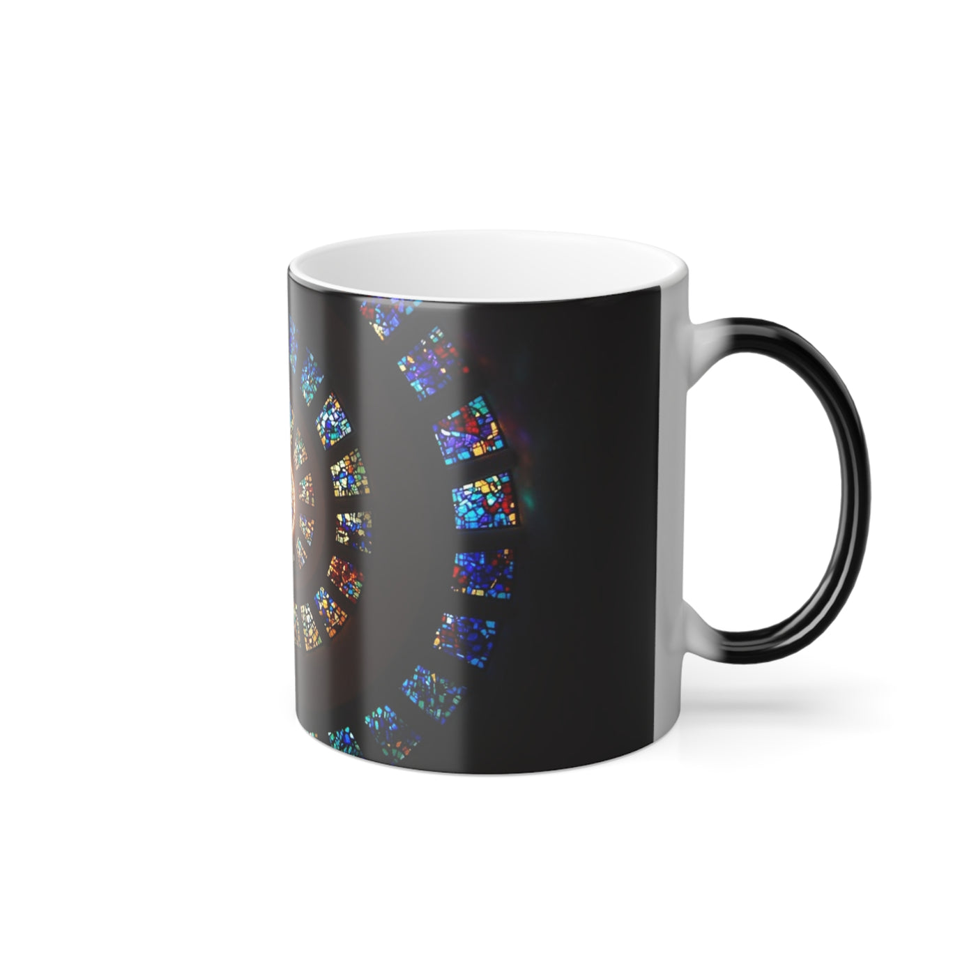 Color Morphing Mug: Magic Color Changing Stained Glass Spiral