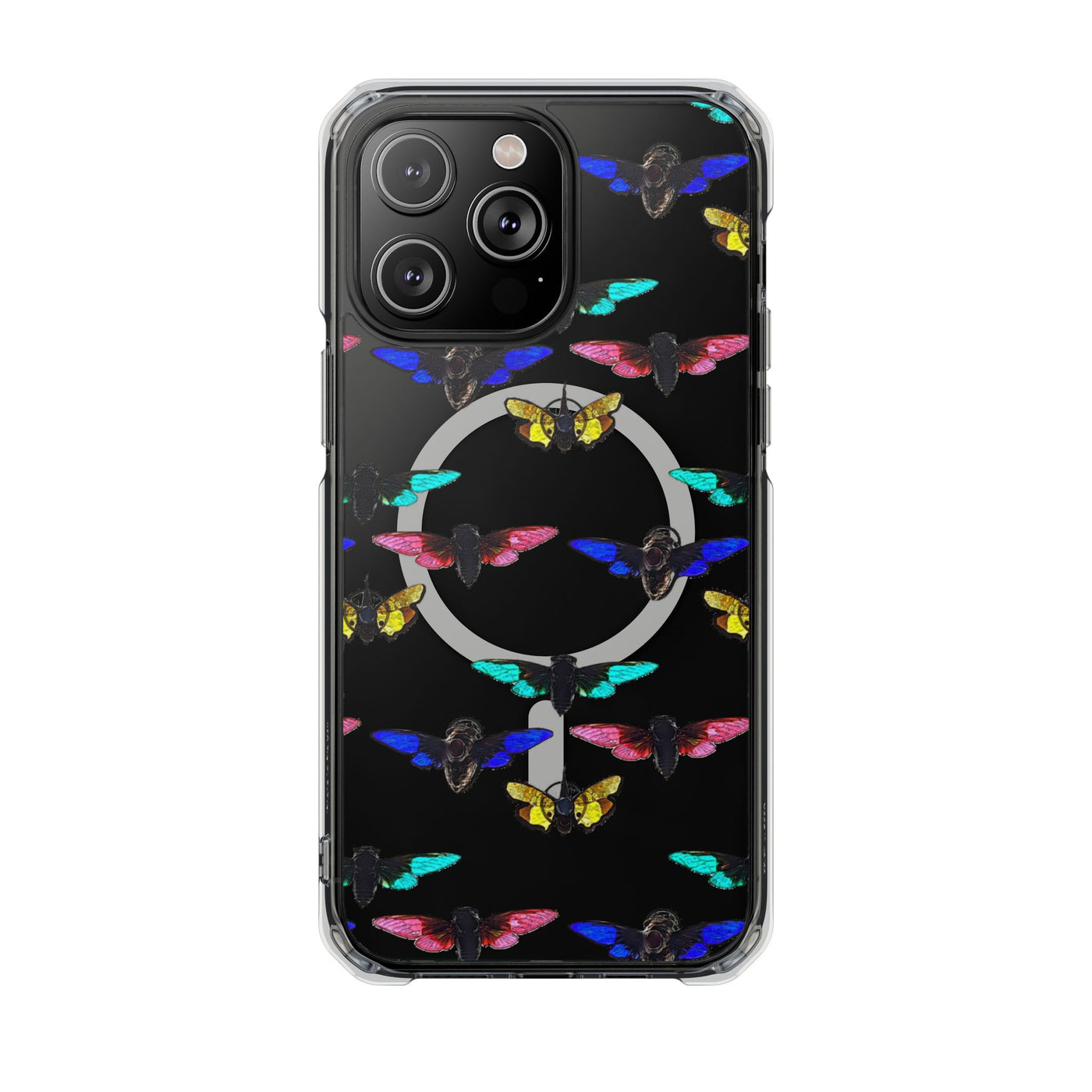 Phone Case: Magnetic Glow Moth Clear Impact Iphone Case