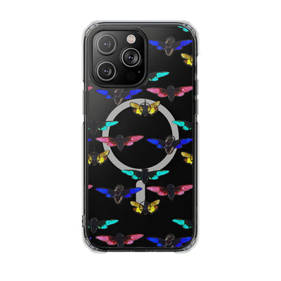 Phone Case: Magnetic Glow Moth Clear Impact Iphone Case