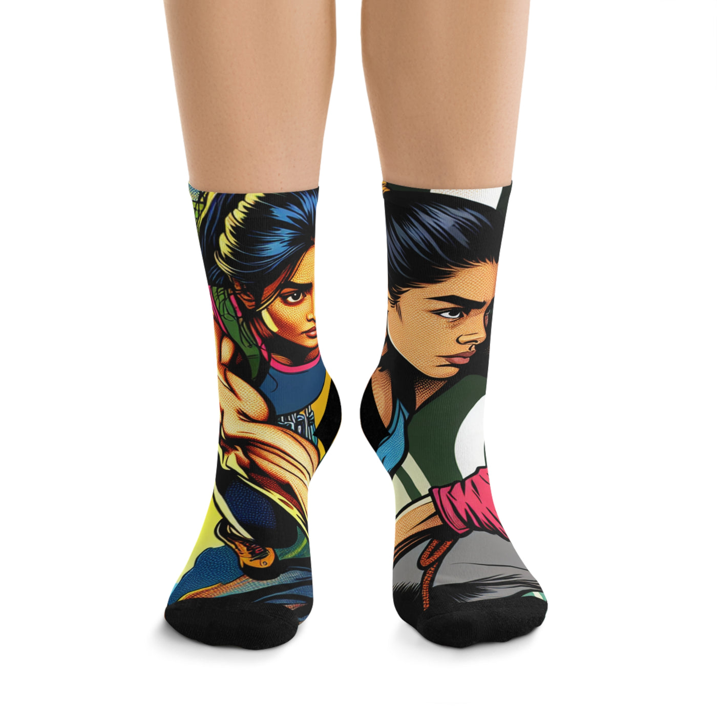 Socks: Eco-Friendly Asymetric Superhero Climber Socks
