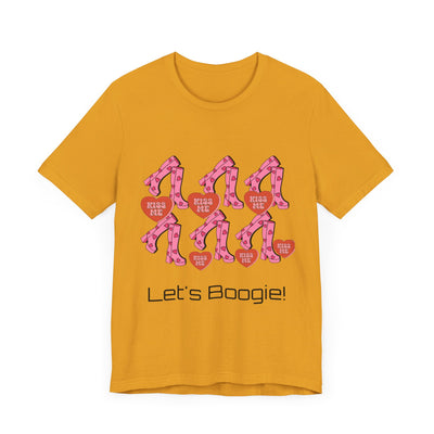 T-Shirt: Let's Boogie! | Jersey Fabric