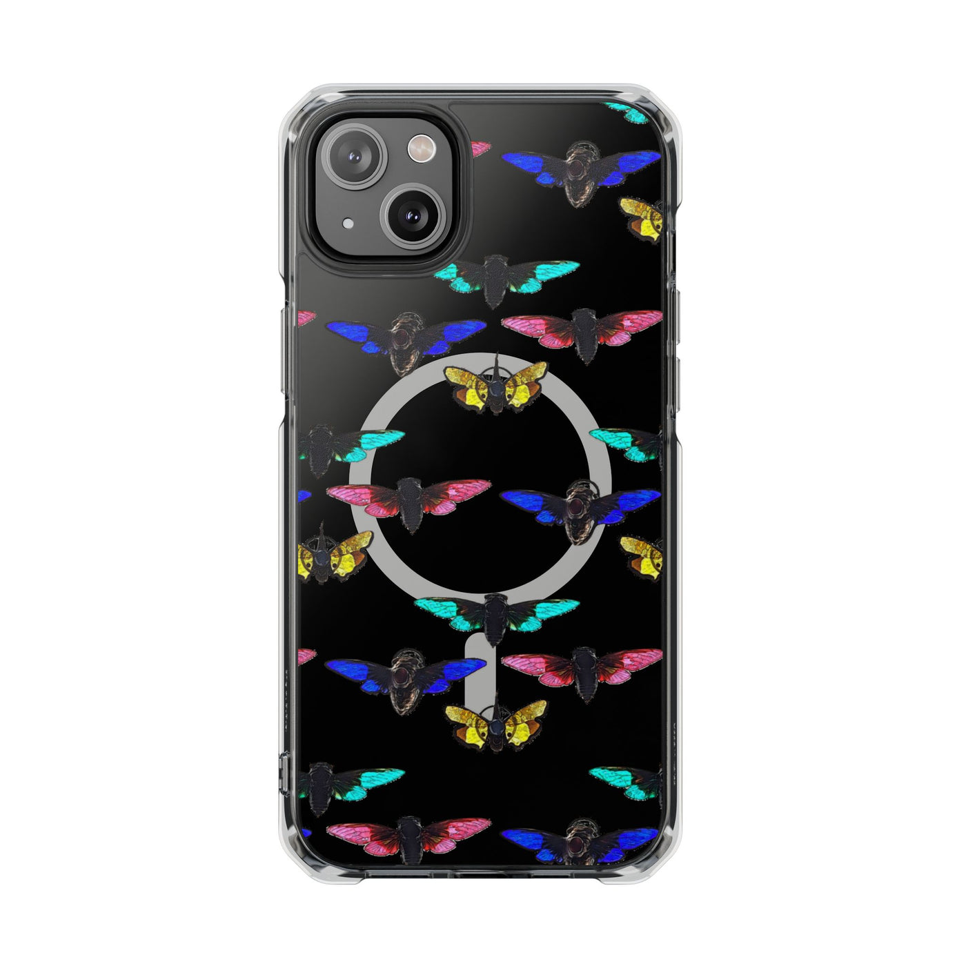 Phone Case: Magnetic Glow Moth Clear Impact Iphone Case