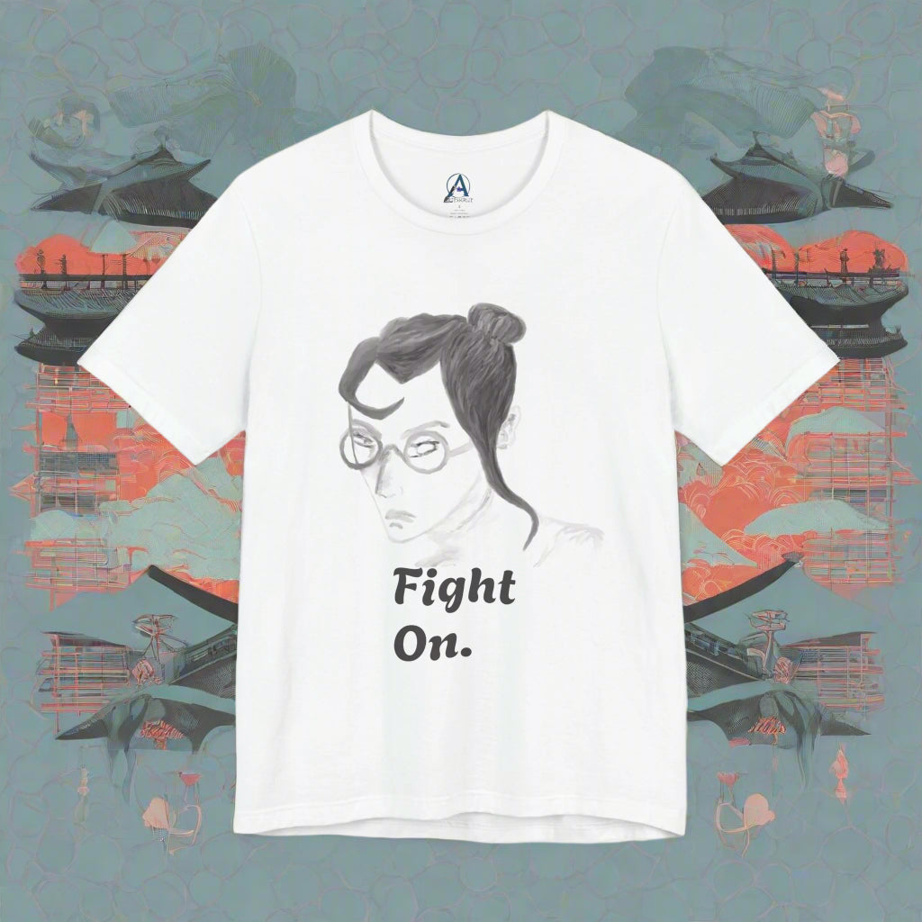 T-Shirt: Fight On | Blue Eye Samurai Inspired Design
