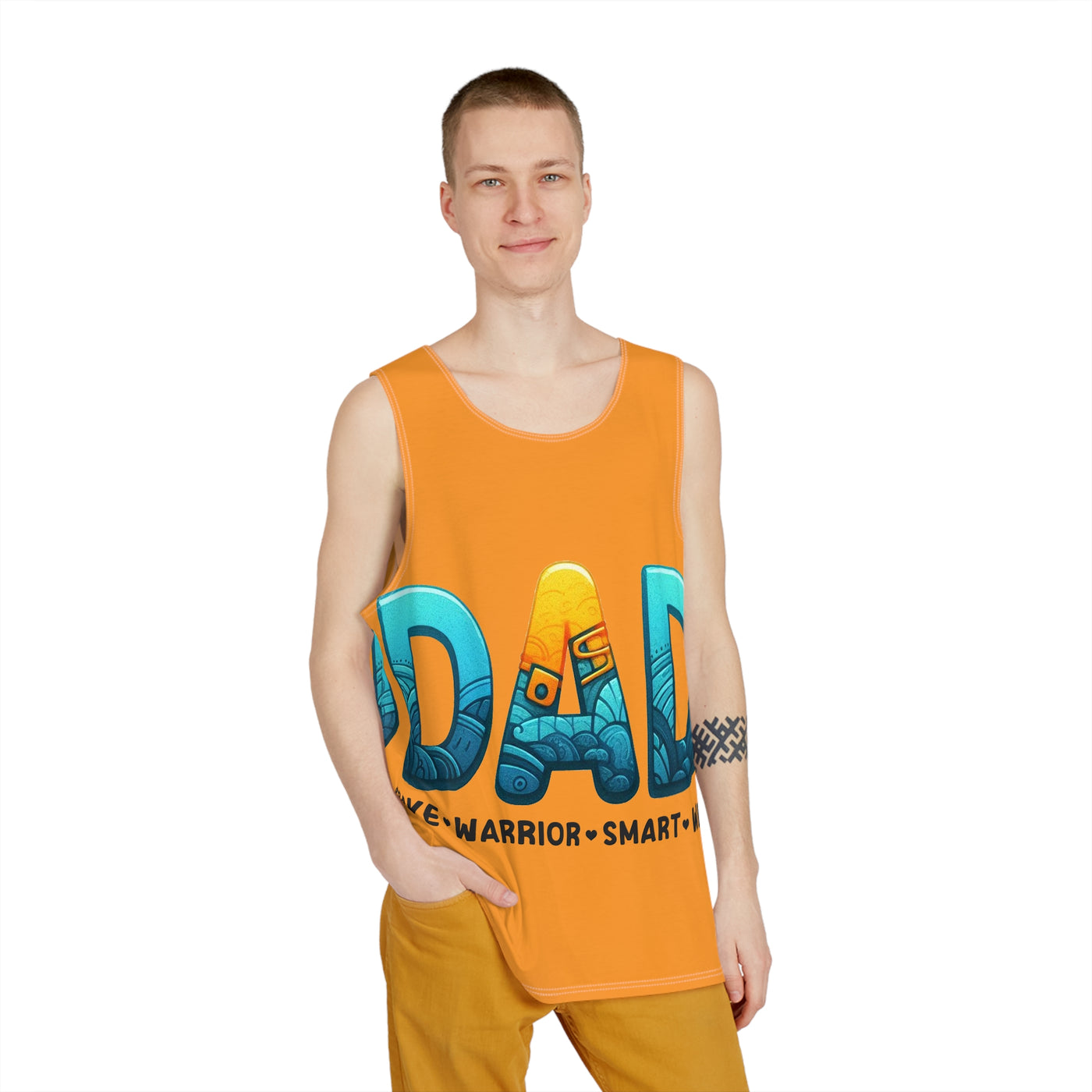 Tank Top: DAD - Brave Warrior Workout Tank