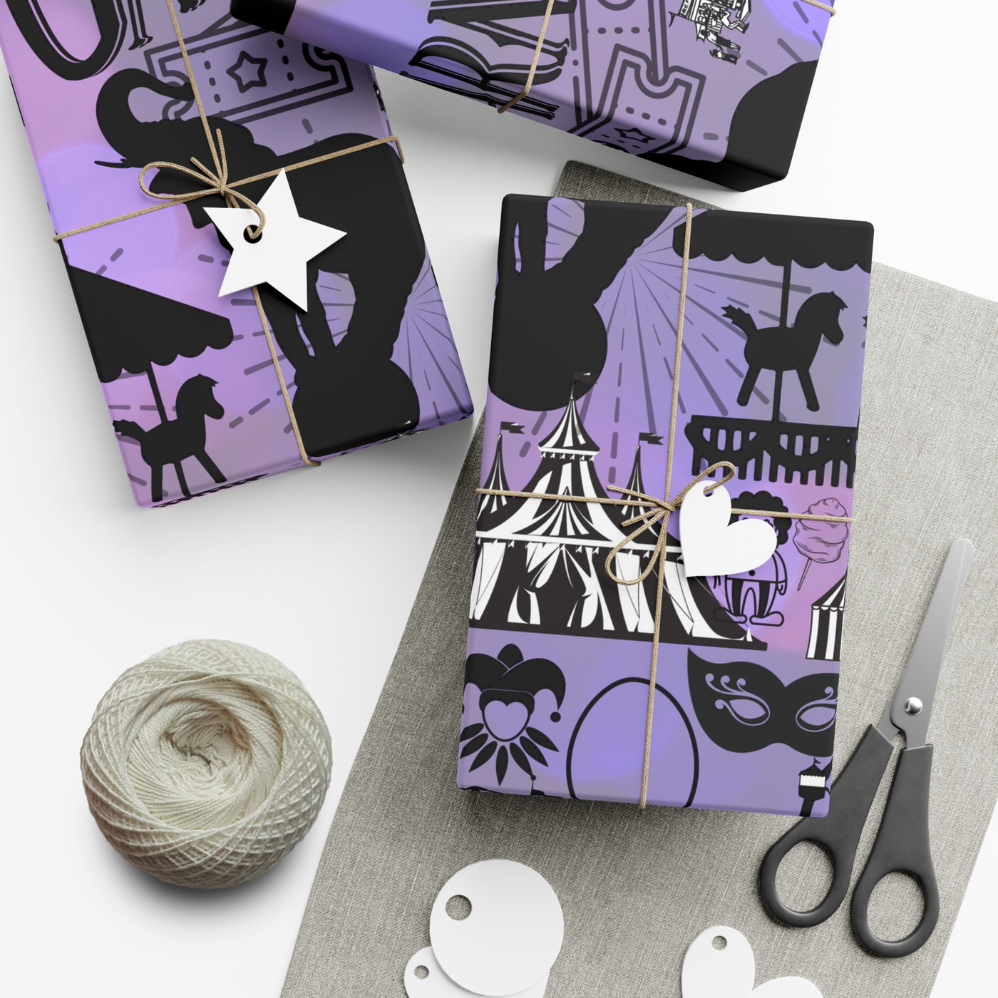 Wrapping Paper: Entertain Us | Carnival Theme