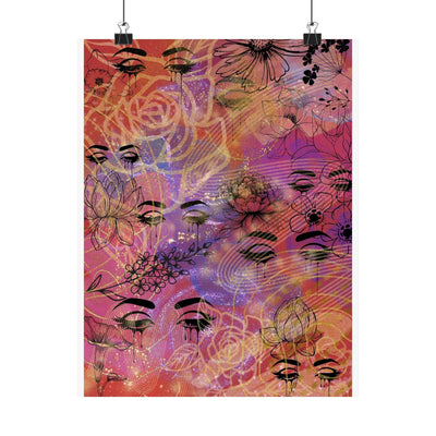 Satin Poster: Sun Goddess Design