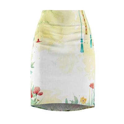 Skirt: Summer Garden Pencil Skirt