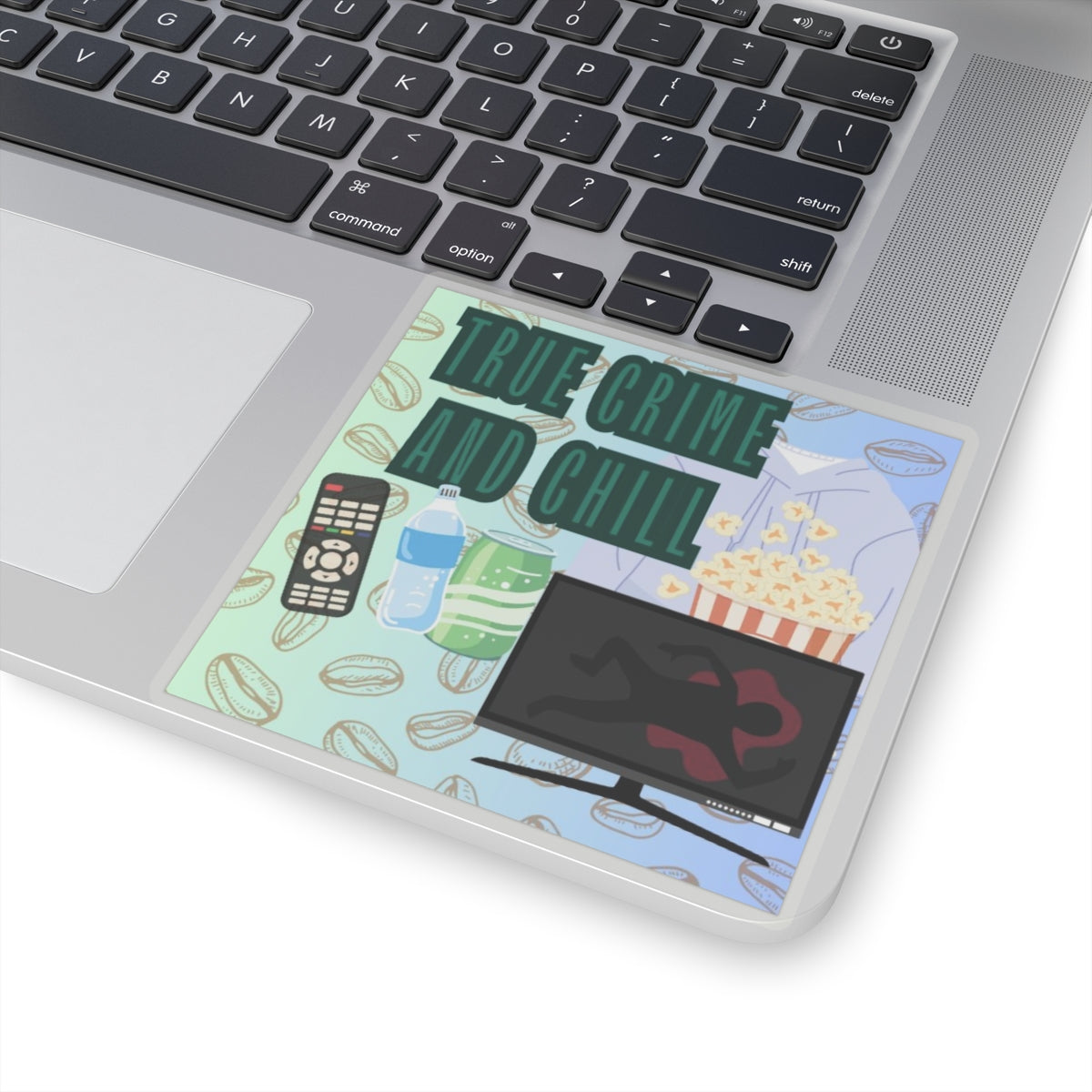 Kiss-Cut Sticker: True Crime and Chill