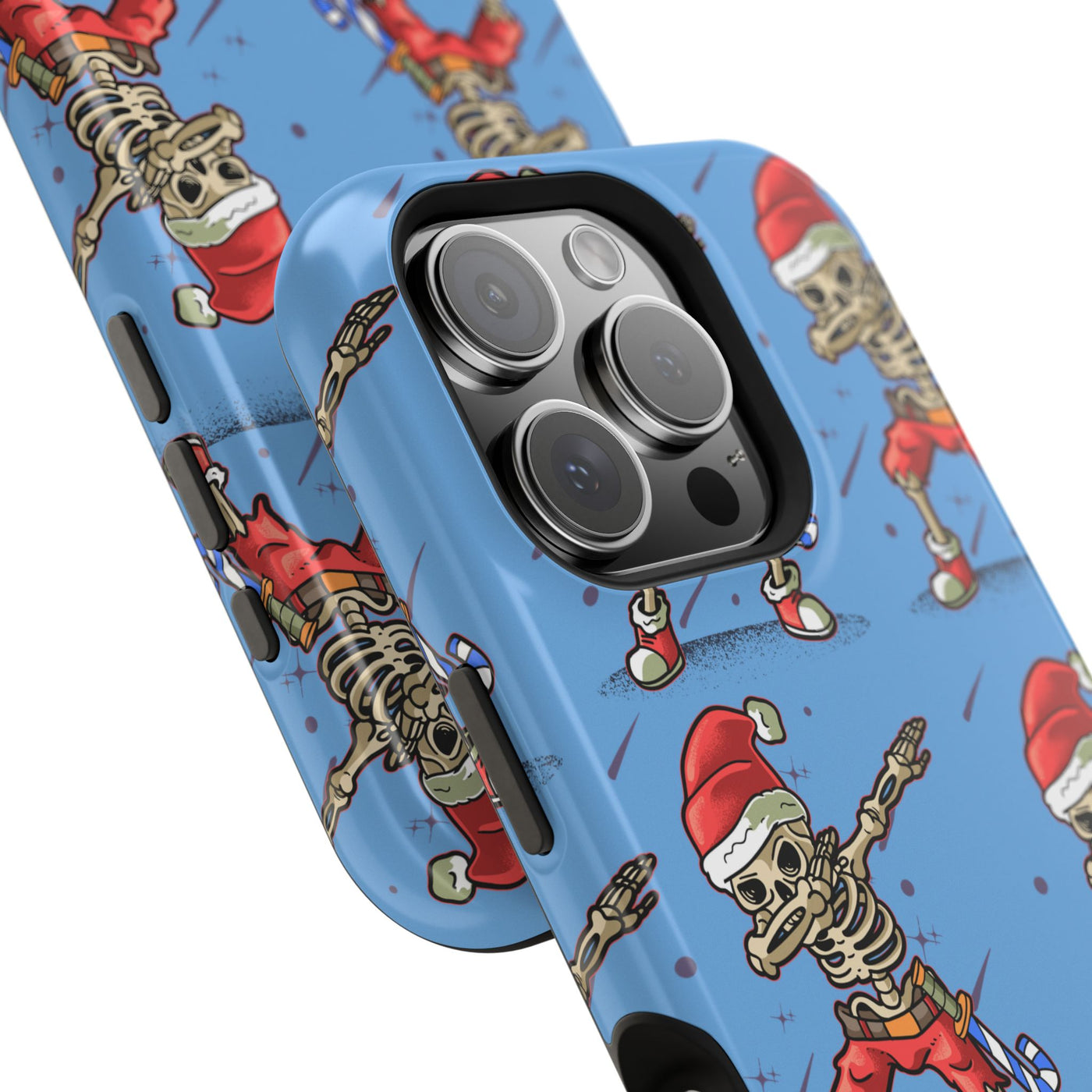 Santa Skelly Celly Phone Case | Durable & MagSafe Compatible