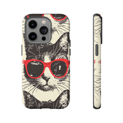 Phone Case: Sassy Cat Phone Case, Cute Cat Lovers Gift, Pet Lover Accessory, Fun Cat Phone Cover, Stylish Gadget Protection
