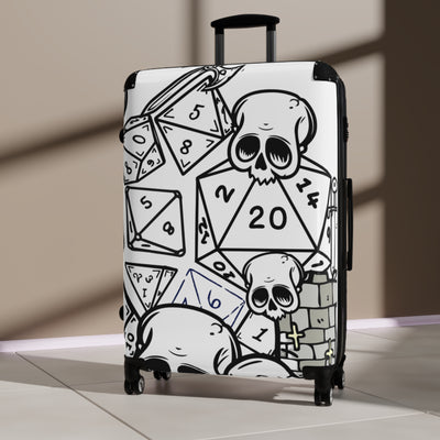 Luggage:  Skull DND Gaming Suitcase