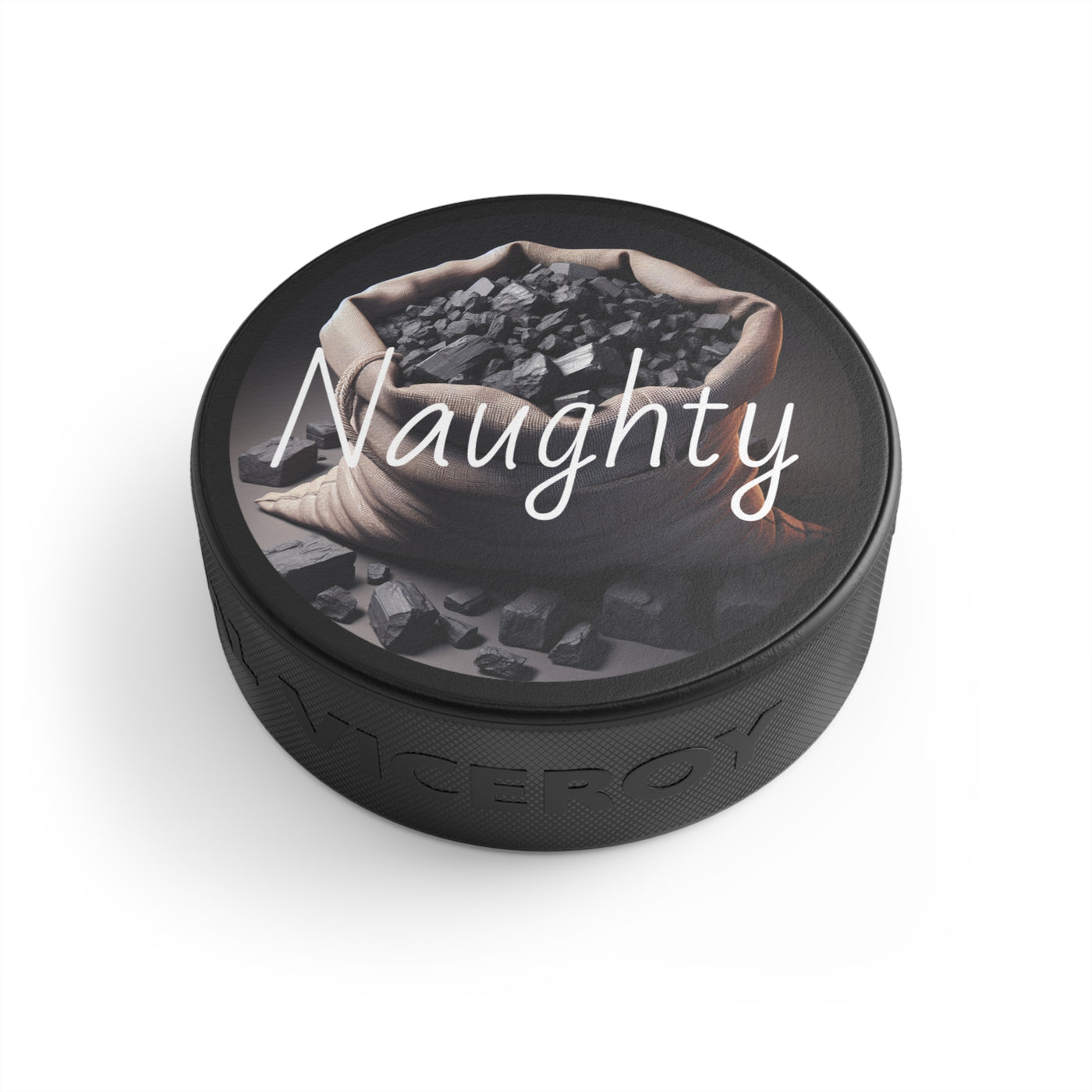 Puck:  Naughty List - Unique Hockey Puck Designs for Sports Lovers - Perfect Gift for Hockey Fans