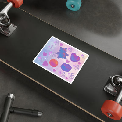 Die Cut Stickers: Purple Gummy Gummy Design