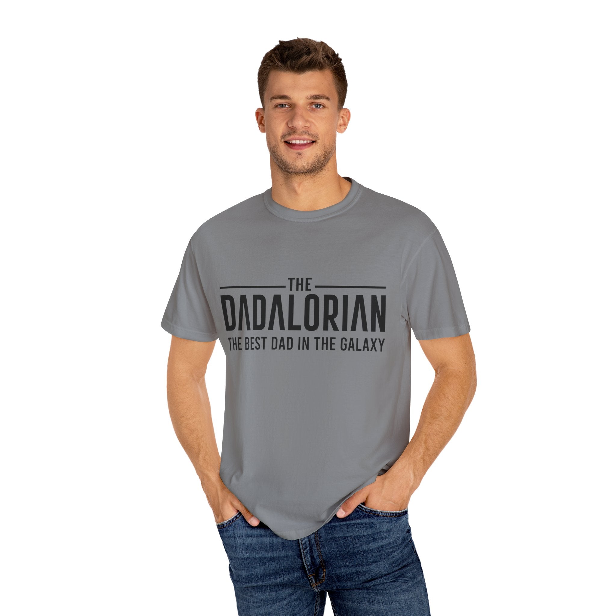 Dadalorian T-Shirt, Unisex Graphic Tee, Father's Day Gift, Star Wars Fan Apparel, Dad Humor Shirt, Geeky Dad Top