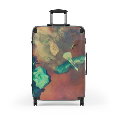 Whimsical Travel Suitcase - Unique Carry-On Luggage for Adventurers, Personalized Vacation Gear, Perfect Travel Gift, Art-Inspired Design