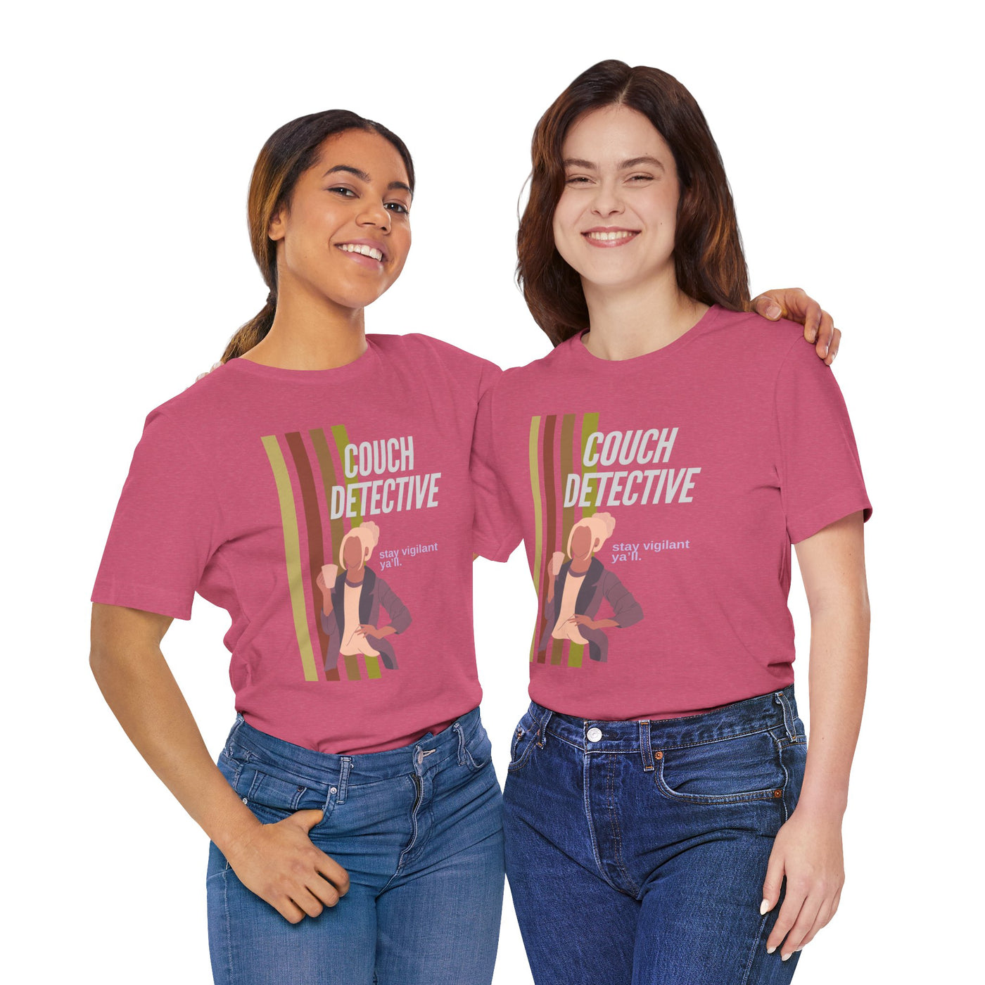 T-shirt: Couch Detective | Stay Vigilant | Unisex