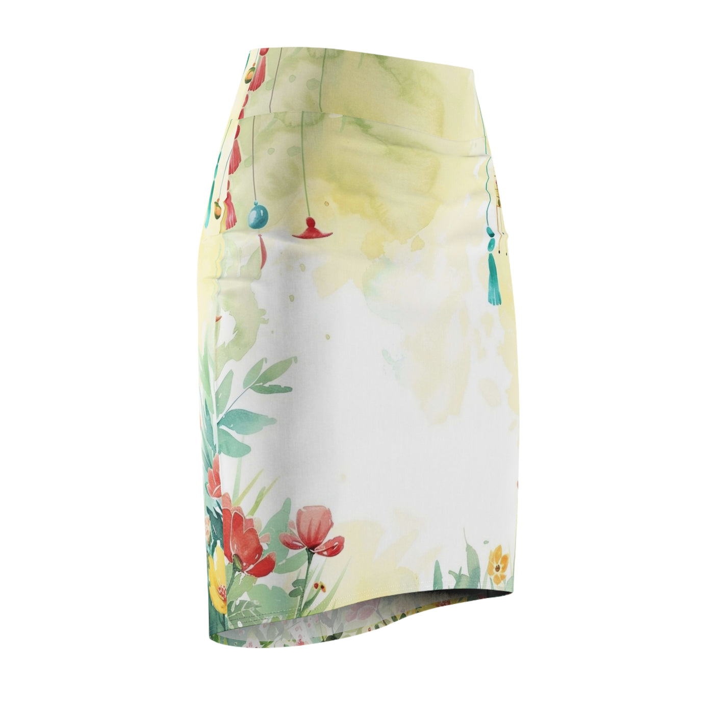 Skirt: Summer Garden Pencil Skirt
