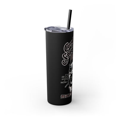 Tumbler: Mayhem and Monsters Skinny Tumbler | Personalized 20oz Insulated Drinkware | Great for Gifts, Parties, and Everyday Use