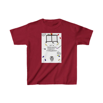 T-Shirt: Hockey Night | Kids | Heavy Cotton