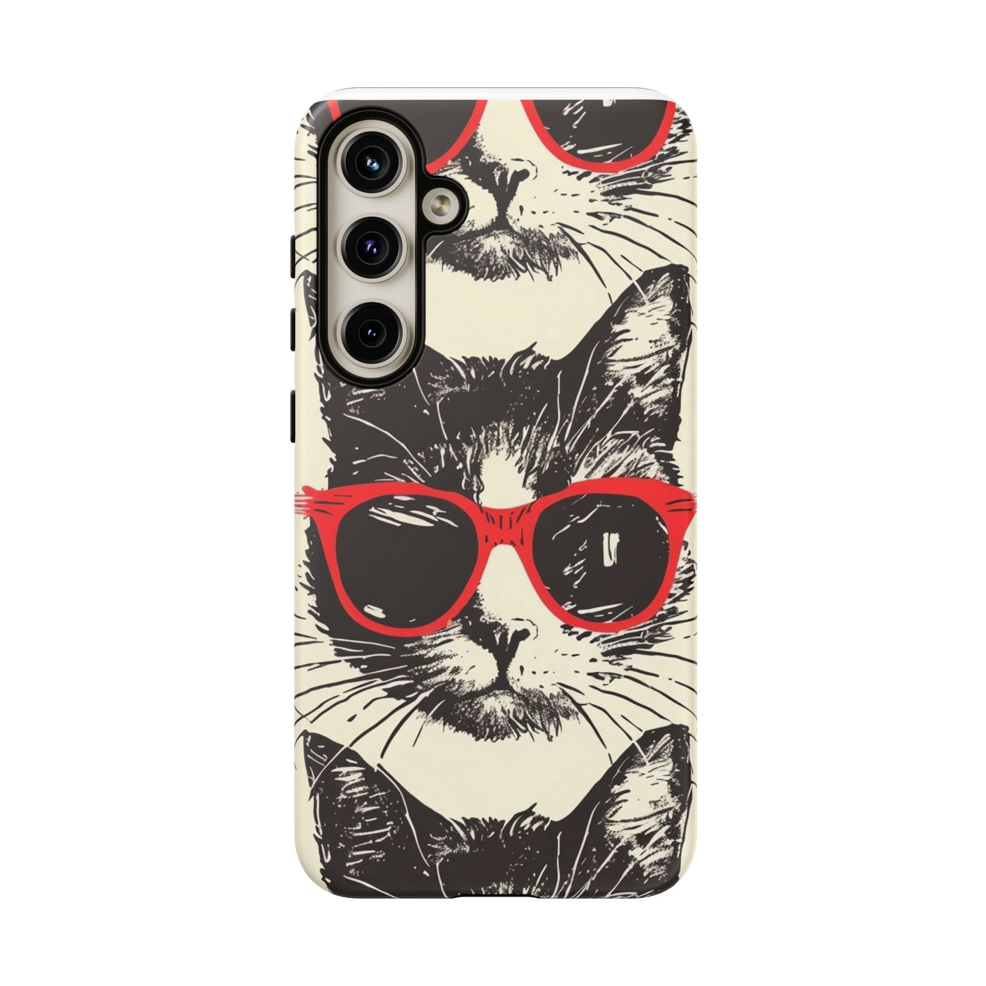Phone Case: Sassy Cat Phone Case, Cute Cat Lovers Gift, Pet Lover Accessory, Fun Cat Phone Cover, Stylish Gadget Protection