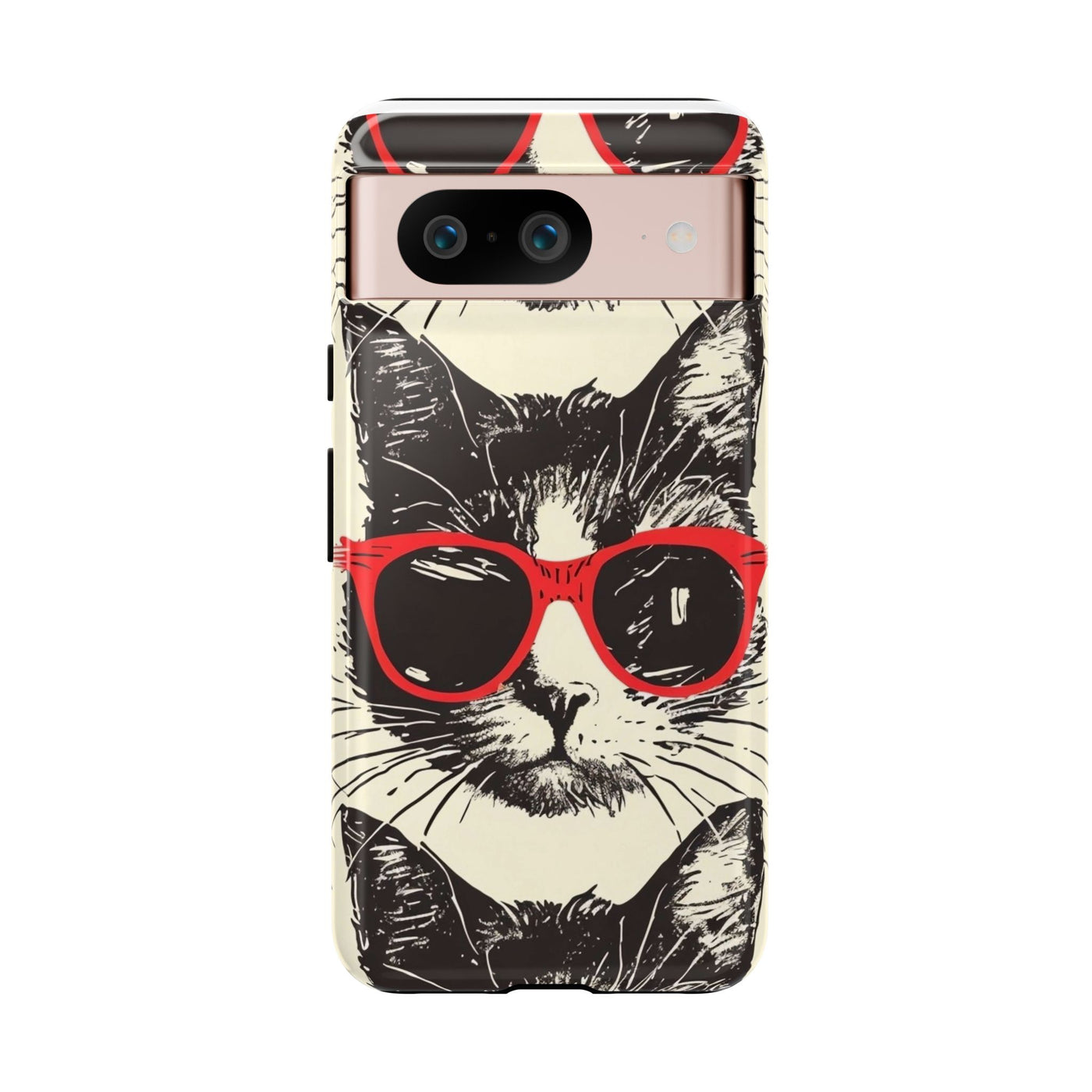Phone Case: Sassy Cat Phone Case, Cute Cat Lovers Gift, Pet Lover Accessory, Fun Cat Phone Cover, Stylish Gadget Protection